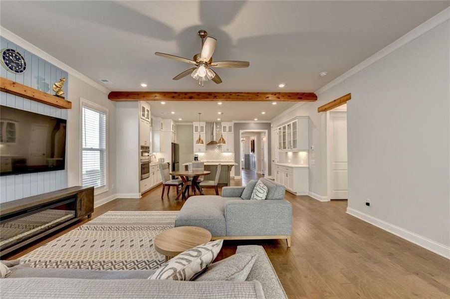 Furnished interior view inside a new home in , Duluth (Image 46).