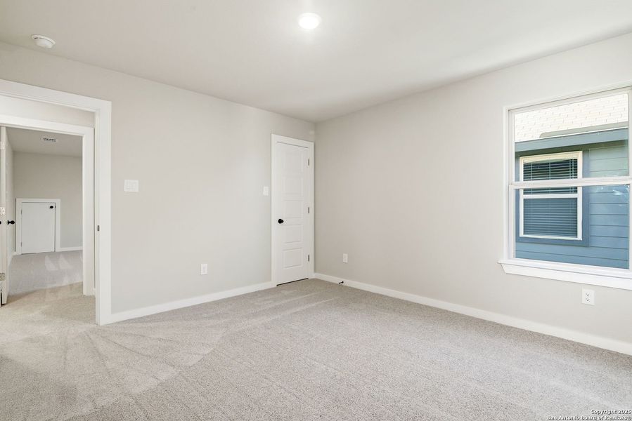 Spacious, unfurnished interior of a new home in Morgan Meadows, San Antonio (Image 27). Spacious, unfurnished interior of a new home in Morgan Meadows, San Antonio (Image 27).