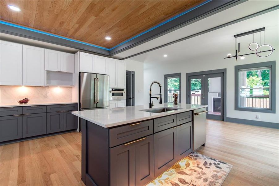 Furnished interior view inside a new home in , Decatur (Image 11).