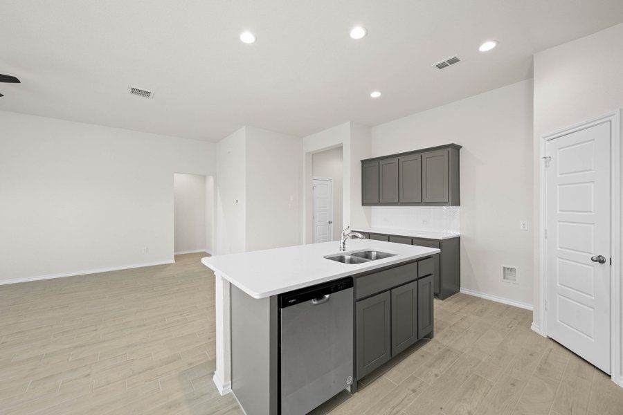 Representative exterior photo of a completed home built from the Cheyenne by Impression Homes in ValleyBrooke, Mesquite, TX (Image 8).