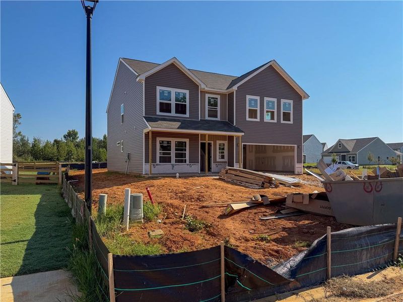 In-progress construction of a new home in , Rockmart, GA (Image 14).