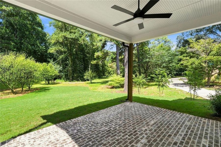 Exterior details and patio area of a home in , Marietta (Image 28).