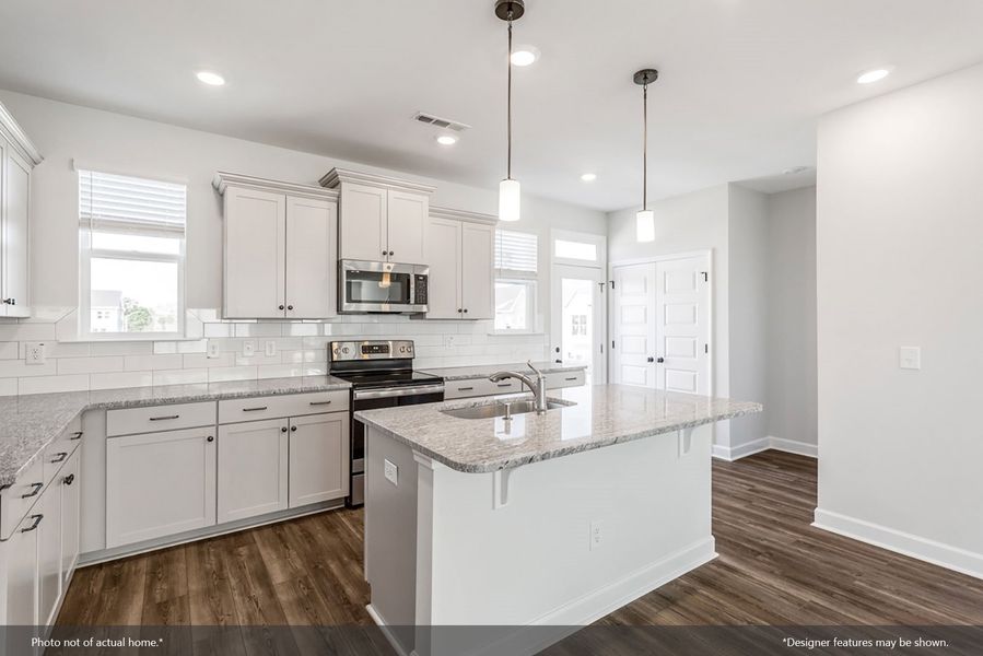 Furnished interior view inside a new home in Renaissance at White Oak, Garner (Image 5).
