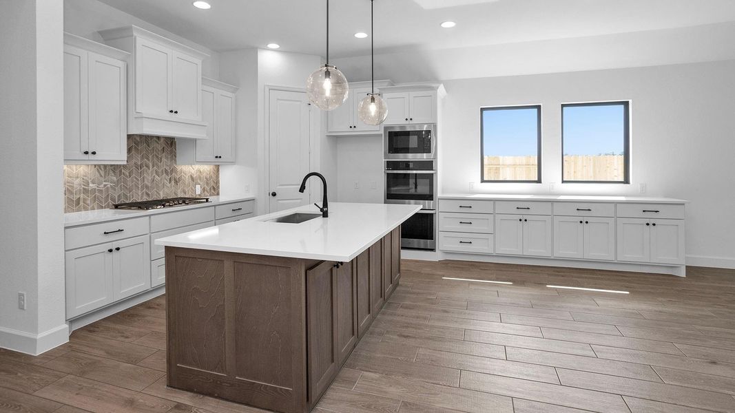 Furnished interior view inside a new home in Artavia 55' - Valencia, Conroe (Image 6). Furnished interior view inside a new home in Artavia 55' - Valencia, Conroe (Image 6).