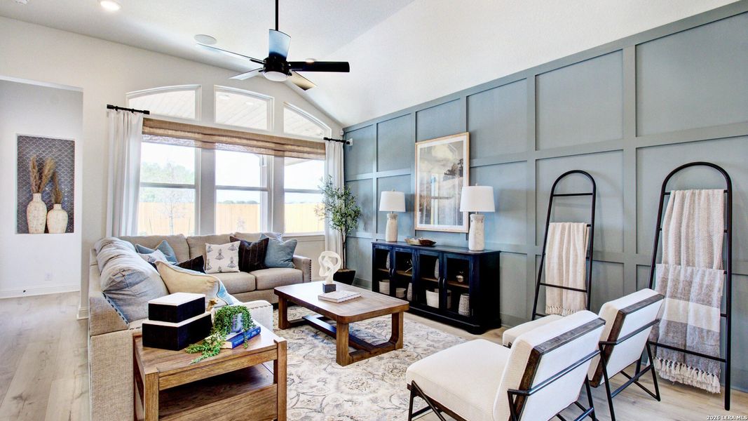 Furnished interior view inside a new home in Meyer Ranch – Premier, New Braunfels (Image 15). Furnished interior view inside a new home in Meyer Ranch – Premier, New Braunfels (Image 15).