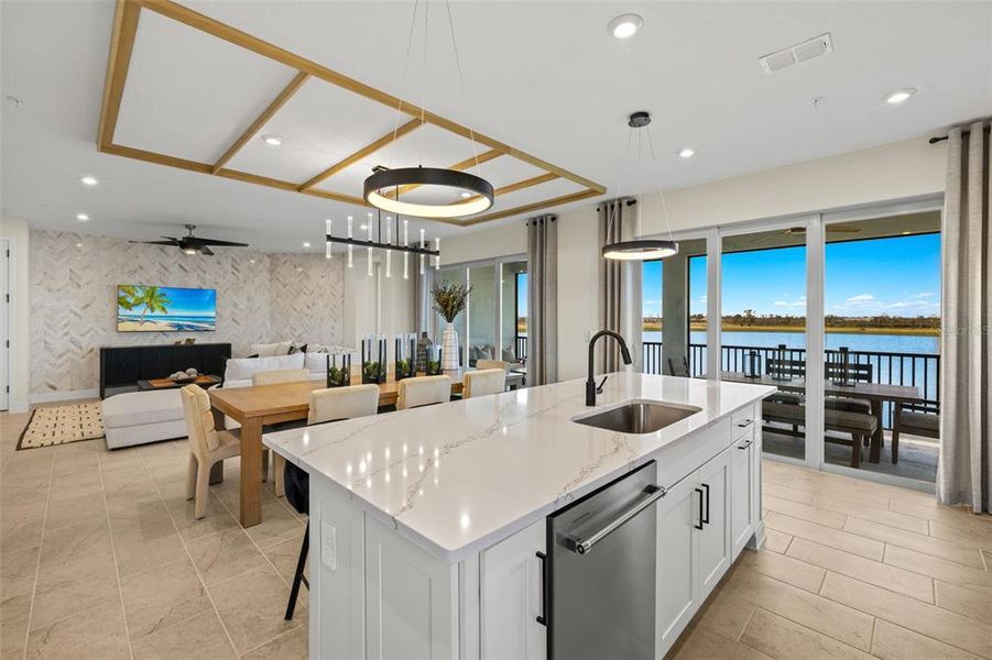 Furnished interior view inside a new home in Palmera at Wellen Park, Venice (Image 4). Furnished interior view inside a new home in Palmera at Wellen Park, Venice (Image 4).