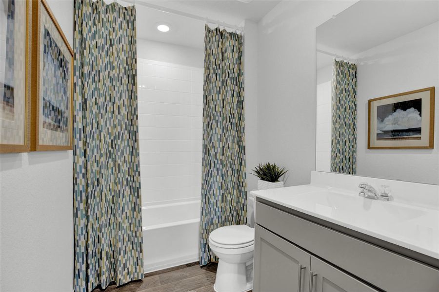 Furnished interior view inside a new home in Southgrove, Kyle (Image 10). Furnished interior view inside a new home in Southgrove, Kyle (Image 10).