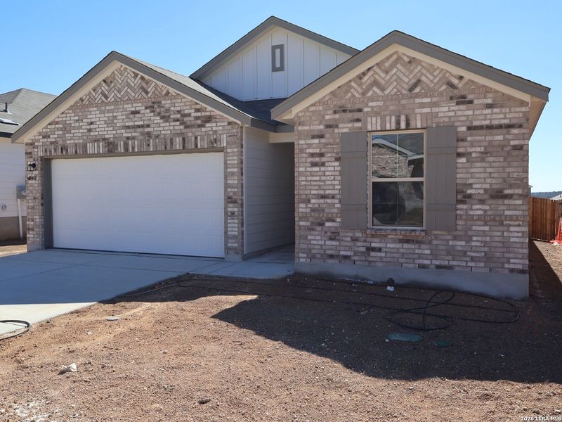 In-progress construction of a new home in Hunters Ranch, San Antonio, TX (Image 33).