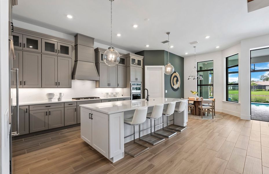 Chef-inspired kitchen