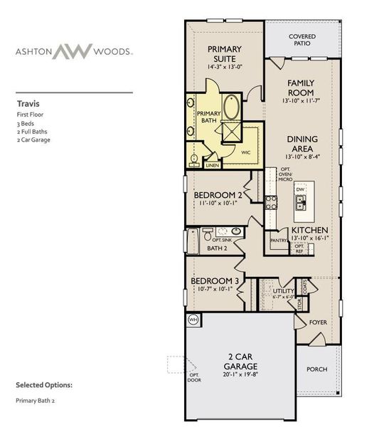 2D floor plan layout of this home in The Trails at Carmel, Pflugerville, TX (Image 2). 2D floor plan layout of this home in The Trails at Carmel, Pflugerville, TX (Image 2).