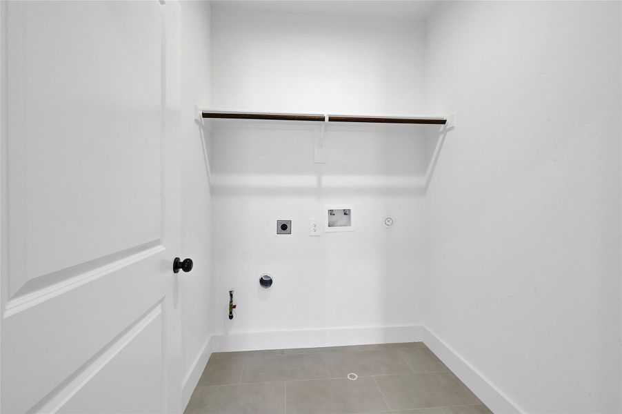 Spacious walk-in closet.