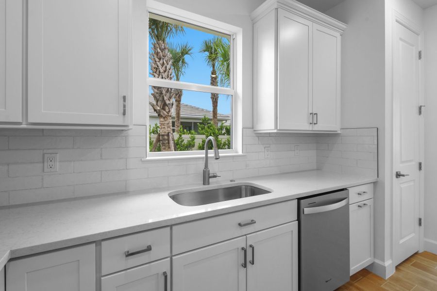 Furnished interior view inside a new home in Harbor Isle, Vero Beach (Image 18).