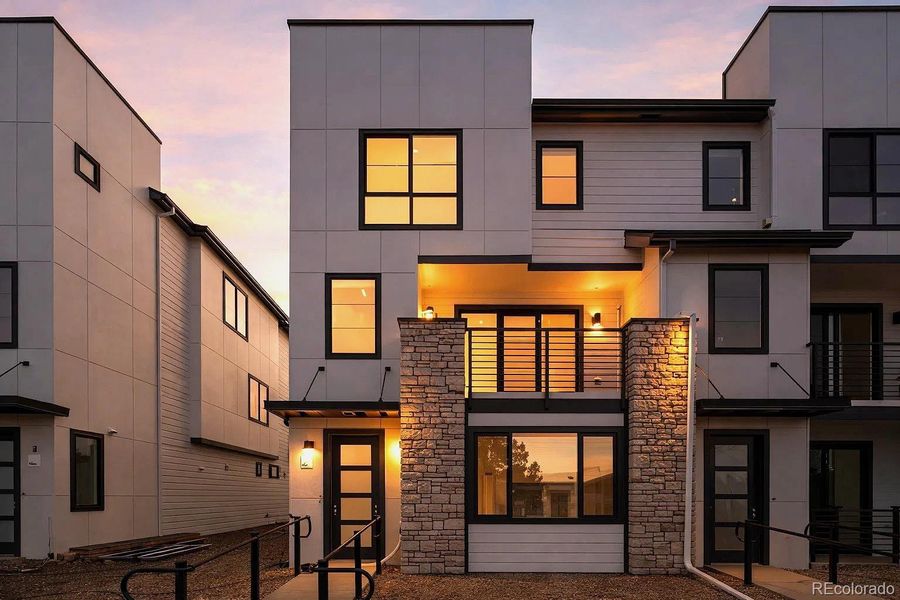 Exterior details and patio area of a home in The Hub at Virginia Village, Denver (Image 23). Exterior details and patio area of a home in The Hub at Virginia Village, Denver (Image 23).