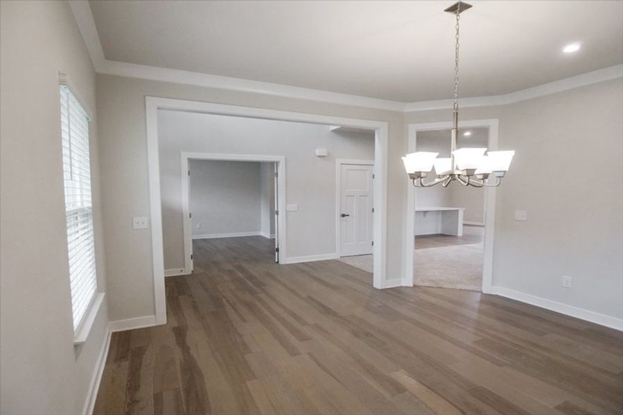 Spacious, unfurnished interior of a new home in Everly Estates, Spartanburg (Image 17). Spacious, unfurnished interior of a new home in Everly Estates, Spartanburg (Image 17).
