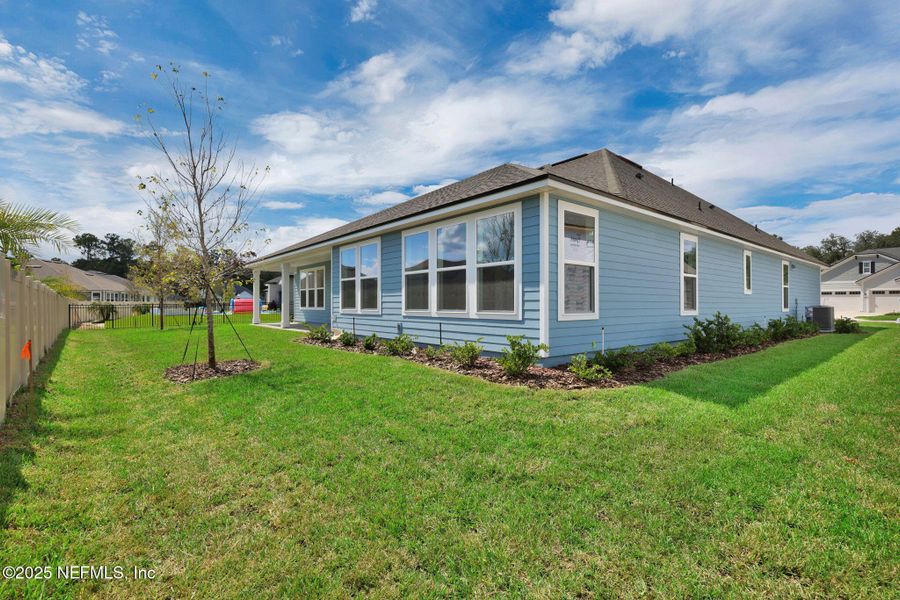 Exterior details and patio area of a home in Trailmark - Phase 6, St. Augustine (Image 28).