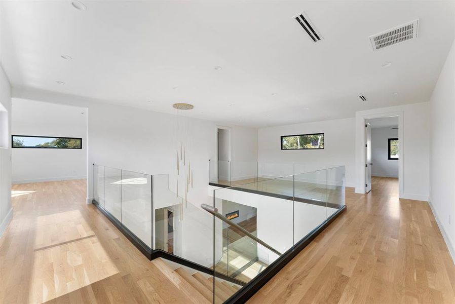 Corridor with recessed lighting Corridor with recessed lighting