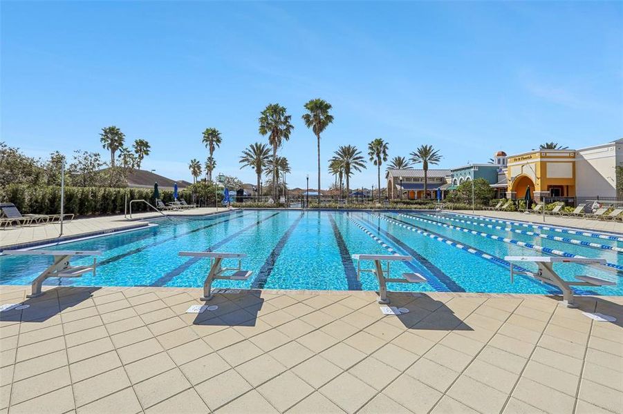 Connerton clubhouse 6 lane Jr. Olympic lap pool