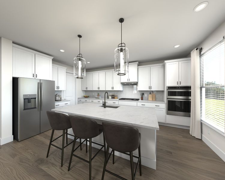 Skip takeout and prep dinner in the well-appointed kitchen. Skip takeout and prep dinner in the well-appointed kitchen.