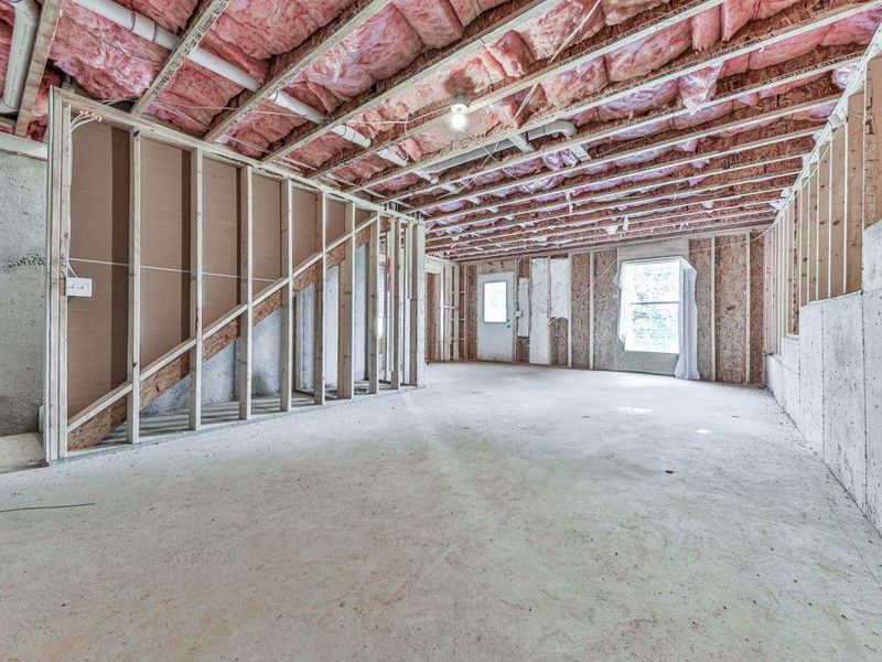 In-progress construction of a new home in Kingston Park, Euharlee, GA (Image 25).