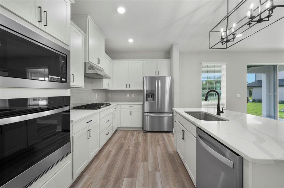 Furnished interior view inside a new home in Reunion Village, Kissimmee (Image 2). Furnished interior view inside a new home in Reunion Village, Kissimmee (Image 2).