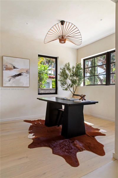 Furnished interior view inside a new home in , Miami Beach (Image 19). Furnished interior view inside a new home in , Miami Beach (Image 19).