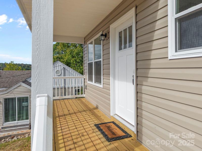 Exterior details and patio area of a home in , Albemarle (Image 2). Exterior details and patio area of a home in , Albemarle (Image 2).