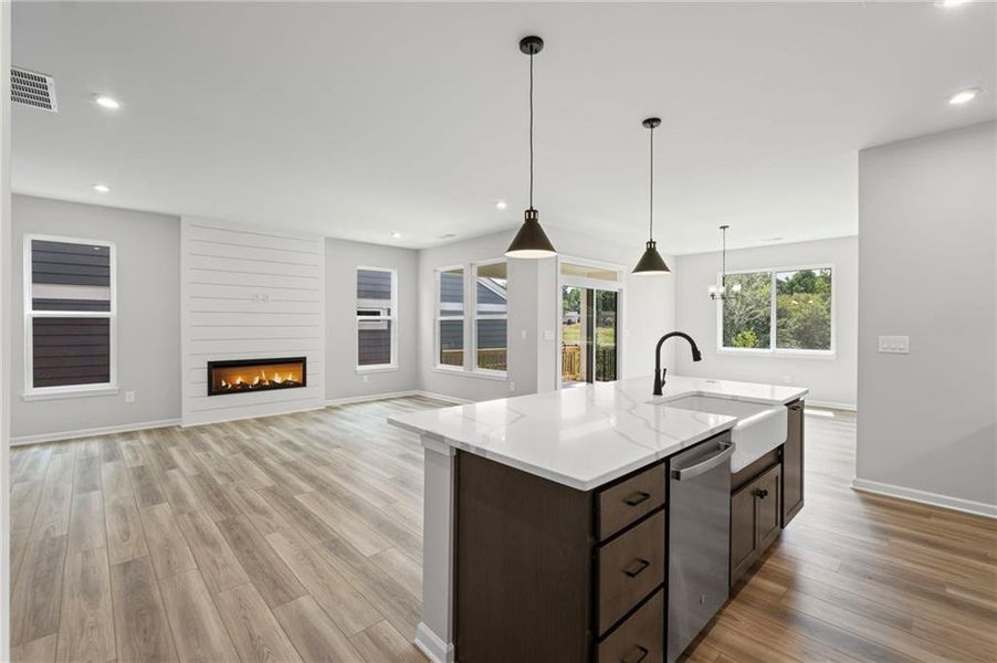 Furnished interior view inside a new home in Laurel Farms, Dallas (Image 6). Furnished interior view inside a new home in Laurel Farms, Dallas (Image 6).