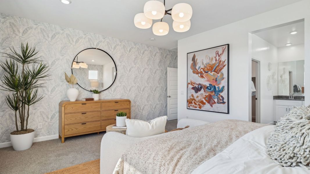 Representative furnished interior of a home built from the Canyon by D.R. Horton in Westpark, Buckeye (Image 18).