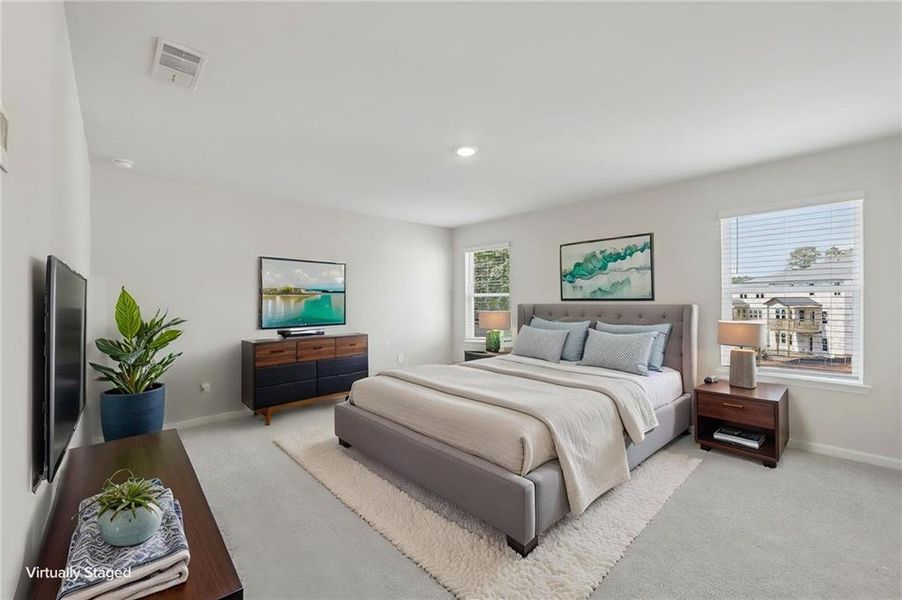 Furnished interior view inside a new home in Martin Springs - Estate Series, Lawrenceville (Image 16).