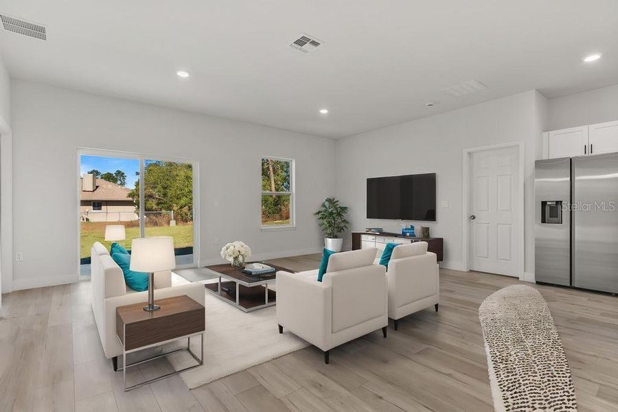 Furnished interior view inside a new home in , Ocala (Image 12).