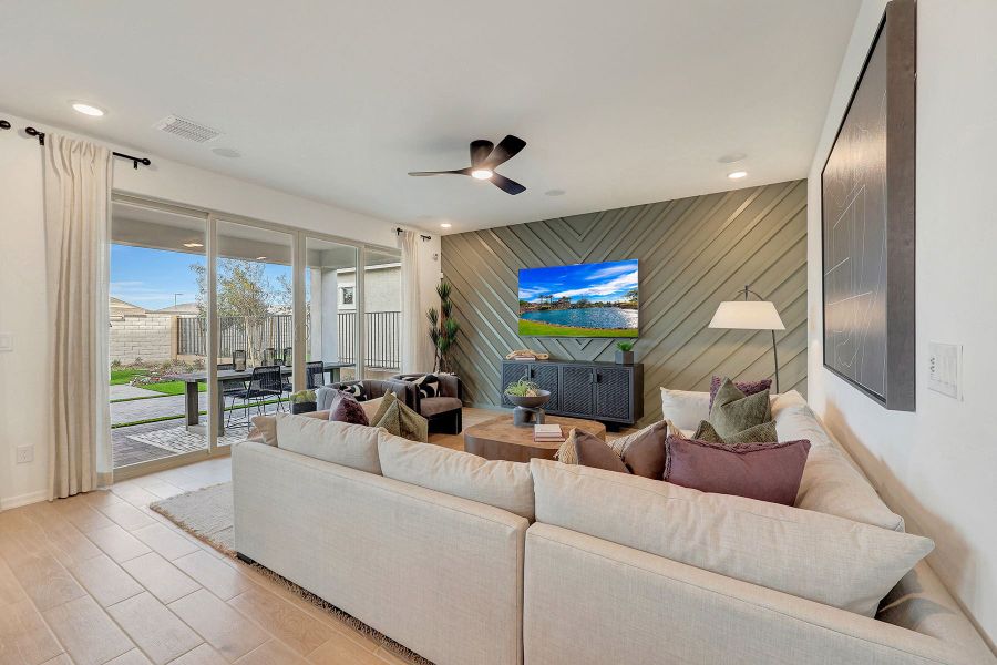 Representative furnished interior of a home built from the Sienna by Mattamy Homes in Tyler Ranch, Buckeye (Image 30).