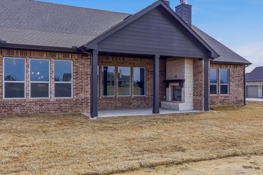 Exterior details and patio area of a home in Creekview Addition, Van Alstyne (Image 25). Exterior details and patio area of a home in Creekview Addition, Van Alstyne (Image 25).