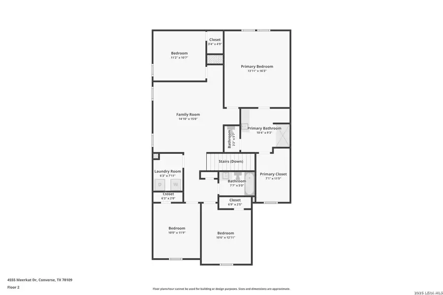 2D floor plan layout of this home in , Converse, TX (Image 5). 2D floor plan layout of this home in , Converse, TX (Image 5).