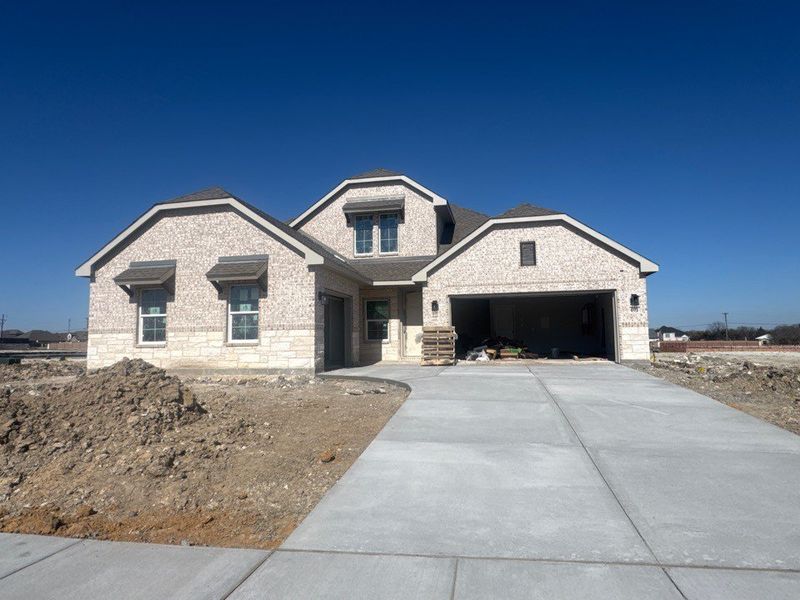 In-progress construction of a new home in Cedar Ridge Estates, Anna, TX (Image 4).