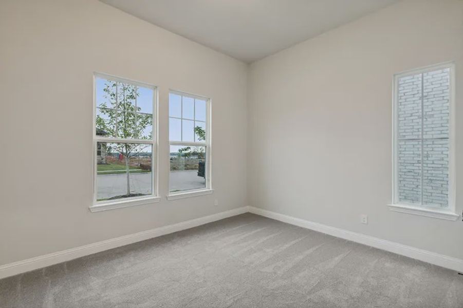 Representative unfurnished interior of a home built from the Logan by Cambridge Homes in Lake Park, Rowlett (Image 17).