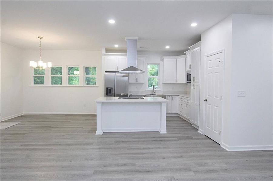 Furnished interior view inside a new home in , Austell (Image 7).