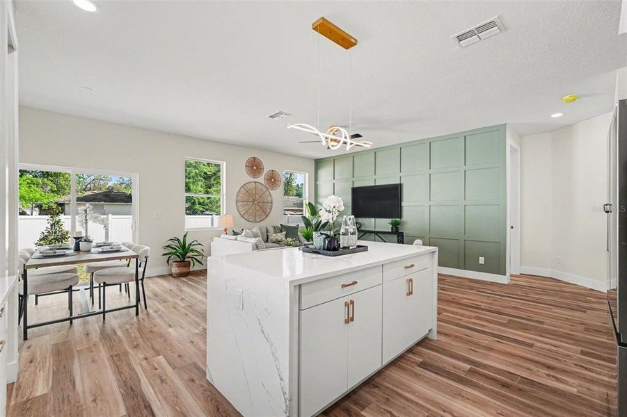 Furnished interior view inside a new home in , Tampa (Image 26).
