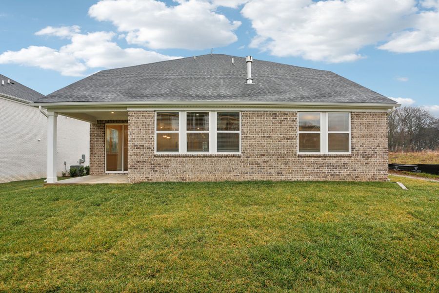Exterior details and patio area of a home in Station Hill - Reserve Series, Franklin (Image 3).