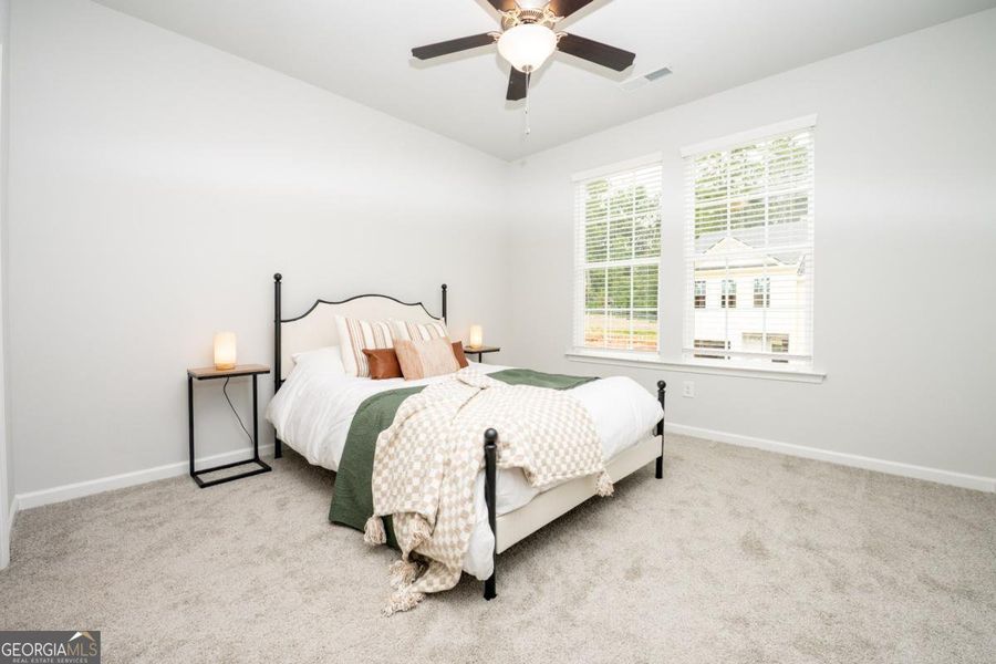 Furnished interior view inside a new home in Chimney Oaks Townhomes, Homer (Image 15). Furnished interior view inside a new home in Chimney Oaks Townhomes, Homer (Image 15).