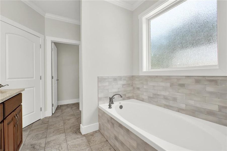 Furnished interior view inside a new home in , Canton (Image 40).