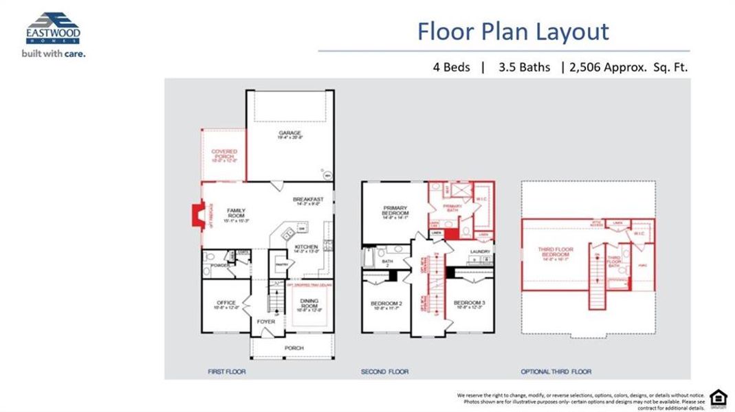 2D floor plan layout of this home in Marble Tree, Ball Ground, GA (Image 4).