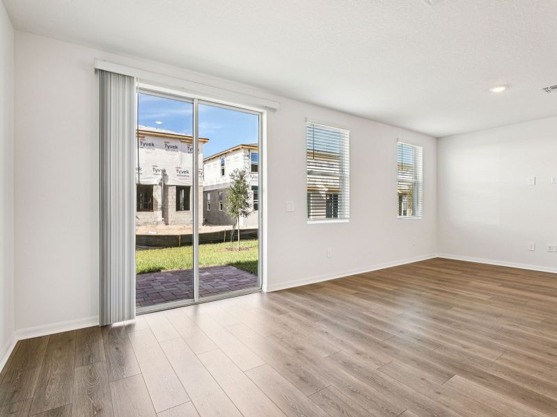 Spacious, unfurnished interior of a new home in The Meadow at Crossprairie Townes, St. Cloud (Image 9). Spacious, unfurnished interior of a new home in The Meadow at Crossprairie Townes, St. Cloud (Image 9).
