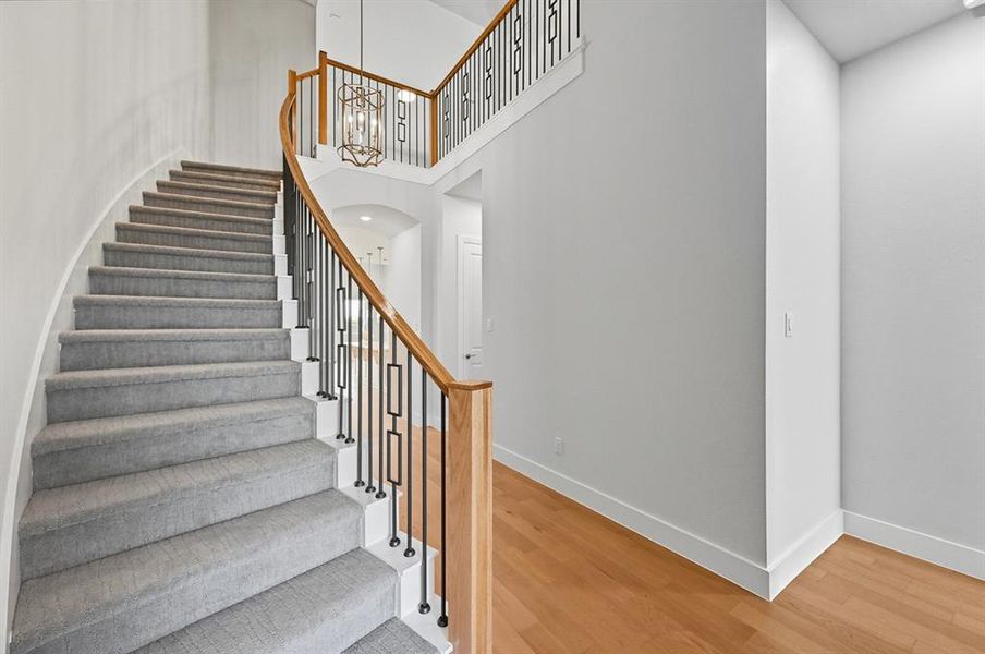 Spacious, unfurnished interior of a new home in Trinity Falls, McKinney (Image 22). Spacious, unfurnished interior of a new home in Trinity Falls, McKinney (Image 22).