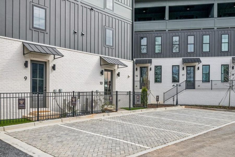 Exterior details and patio area of a home in , Atlanta (Image 23).