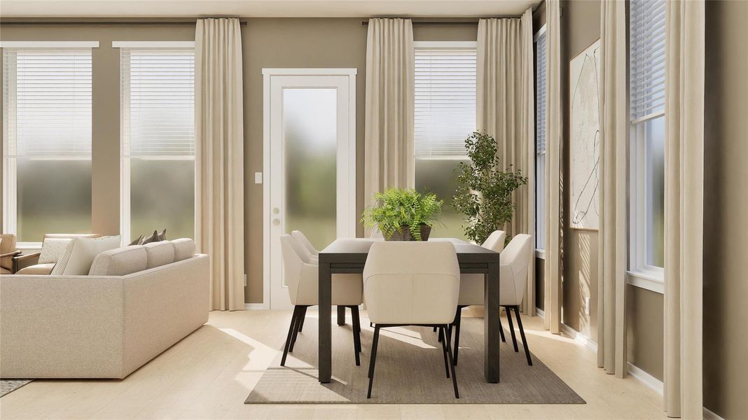 Furnished interior view inside a new home in Cotton Brook, Hutto (Image 16).