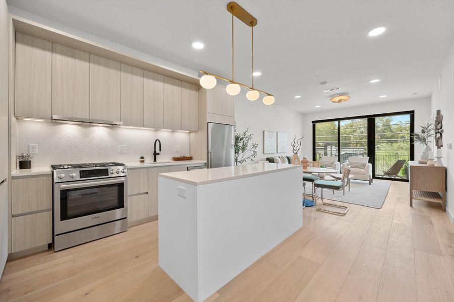 Furnished interior view inside a new home in , Austin (Image 5).