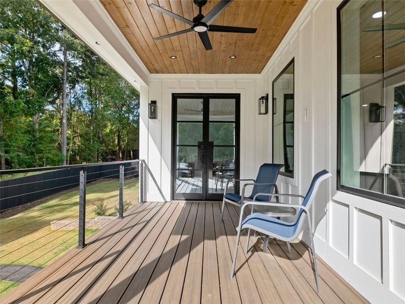 Exterior details and patio area of a home in , Cumming (Image 29).