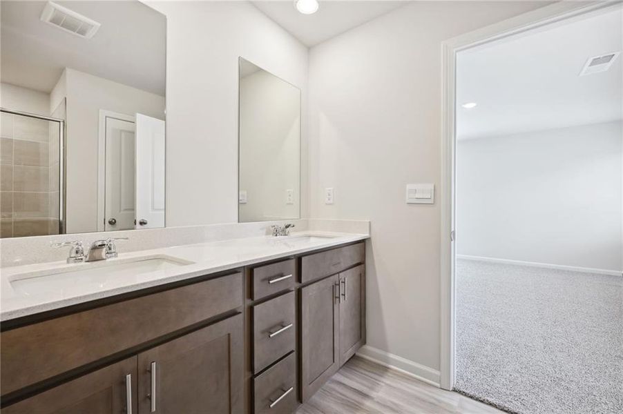 Furnished interior view inside a new home in Hawthorne Station, College Park (Image 12).