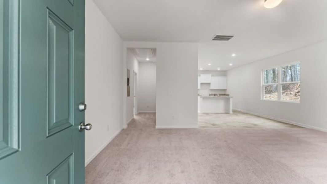 Representative unfurnished interior of a home built from the Windsor by Piedmont Residential in Clemit Harris Place, Newnan (Image 11). Representative unfurnished interior of a home built from the Windsor by Piedmont Residential in Clemit Harris Place, Newnan (Image 11).