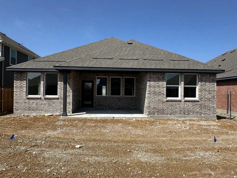 Rear Exterior Design Construction Progress